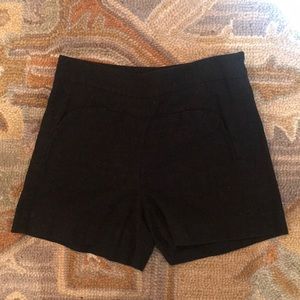 Anthropologie Black Shorts Size 2